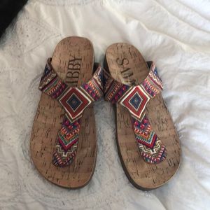 Boho chic sandals